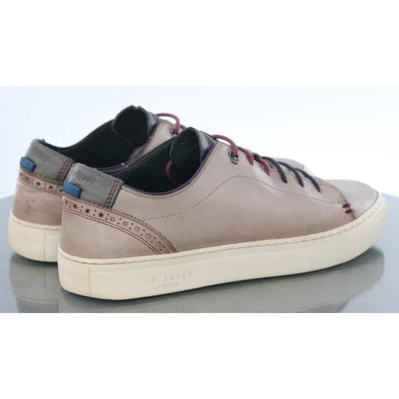 Ted Baker Men's Sneakers Shoes Size US 10 EU 9 Leather Beige